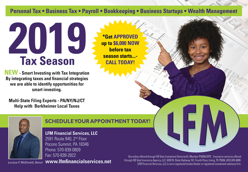 LFM Financial Services LLC Front post card